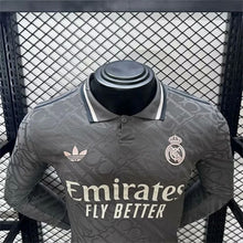 Maillot Extérieur Third Version Joueur Manches Longues Real Madrid 2024/25 s