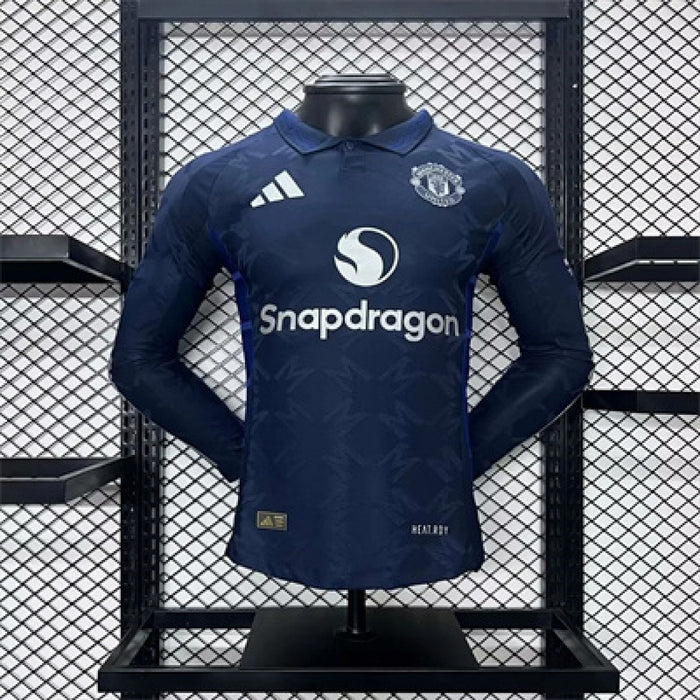 Maillot Extérieur Version Joueur Manches Longues Manchester United 2024/25 s