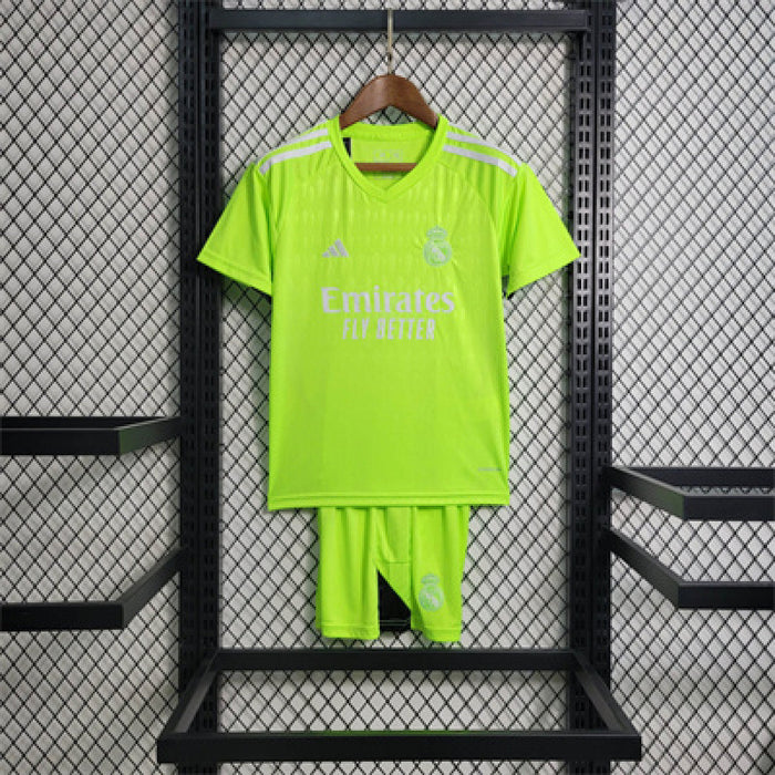 Maillot Gardien 23 24 Enfant Real Madrid Vert