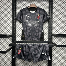 Maillot Gardien AC Milan 2024/25 Noir Enfant Kit
