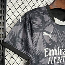 Maillot Gardien AC Milan 2024/25 Noir Enfant Kit