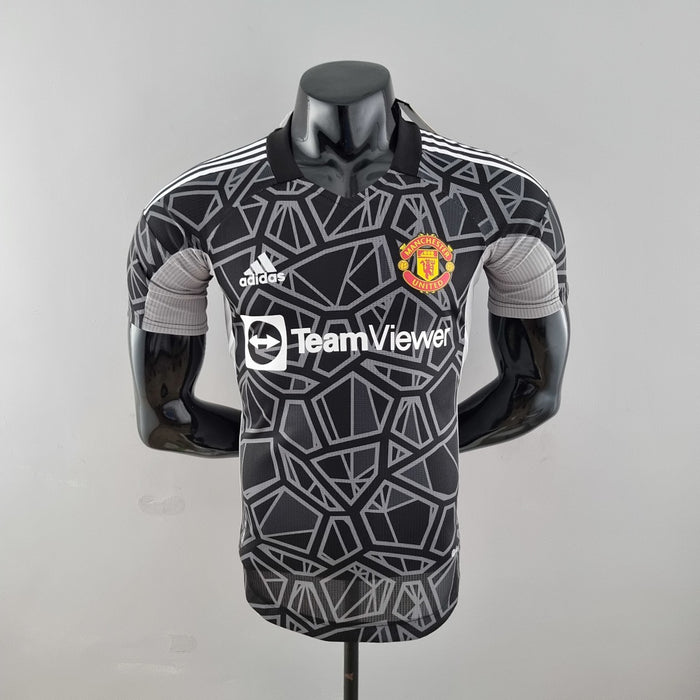 Maillot Gardien Version Joueur 22/23 M U Noir