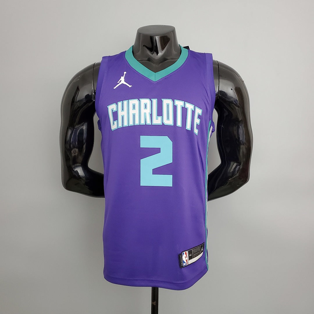 Maillot Hornets Ball#2 Violet NBA