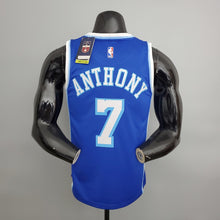 Maillot Lakers Anthony#7 Latin Night (High Head) Bleu NBA