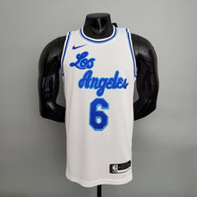 Maillot Lakers James#6 Latin Night (High Head) Blanc NBA