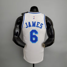 Maillot Lakers James#6 Latin Night (High Head) Blanc NBA