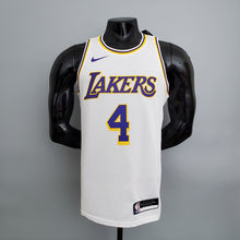 Maillot Lakers Rondo#4 Crew Neck Blanc NBA