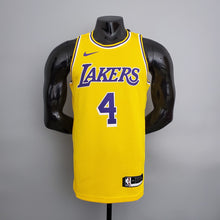 Maillot Lakers Rondo#4 Crew Neck Jaune NBA