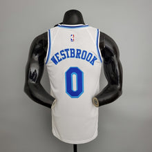 Maillot Lakers Westbrook#0 Latin Night (High Head) Blanc NBA