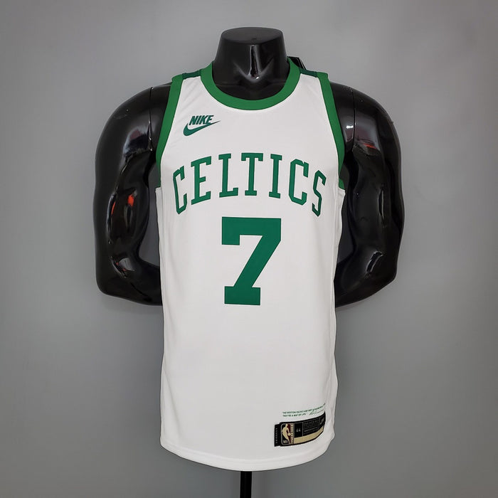 Maillot Marron#7 75th Anniversaire Celtics Blanc NBA
