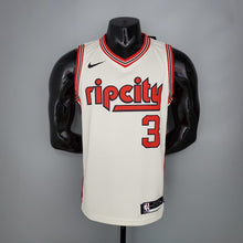 Maillot McCOLLUM#3 Portland Trail Blazers Beige NBA