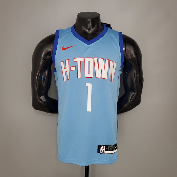 Maillot McCRADY#1 2021 Rockets City Édition Bleu NBA
