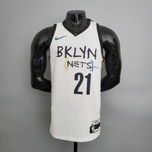 Maillot Nets Aldridge #21 graffiti (Blanc) NBA