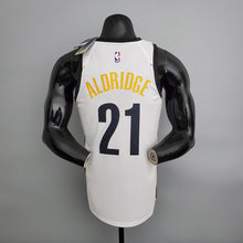 Maillot Nets Aldridge #21 graffiti (Blanc) NBA