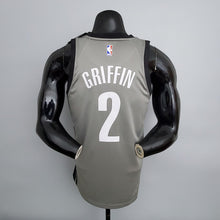 Maillot Nets Griffin #2 Flying Man Gris NBA