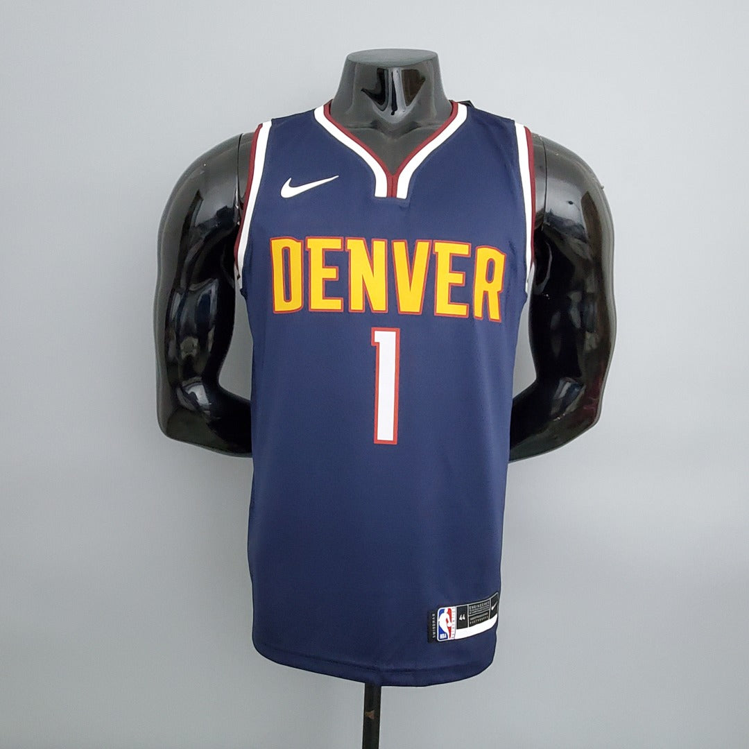 Maillot Nuggets Porter jr.#1 Marine Bleu NBA