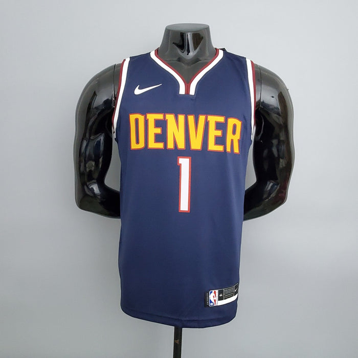 Maillot Nuggets Porter jr.#1 Marine Bleu NBA