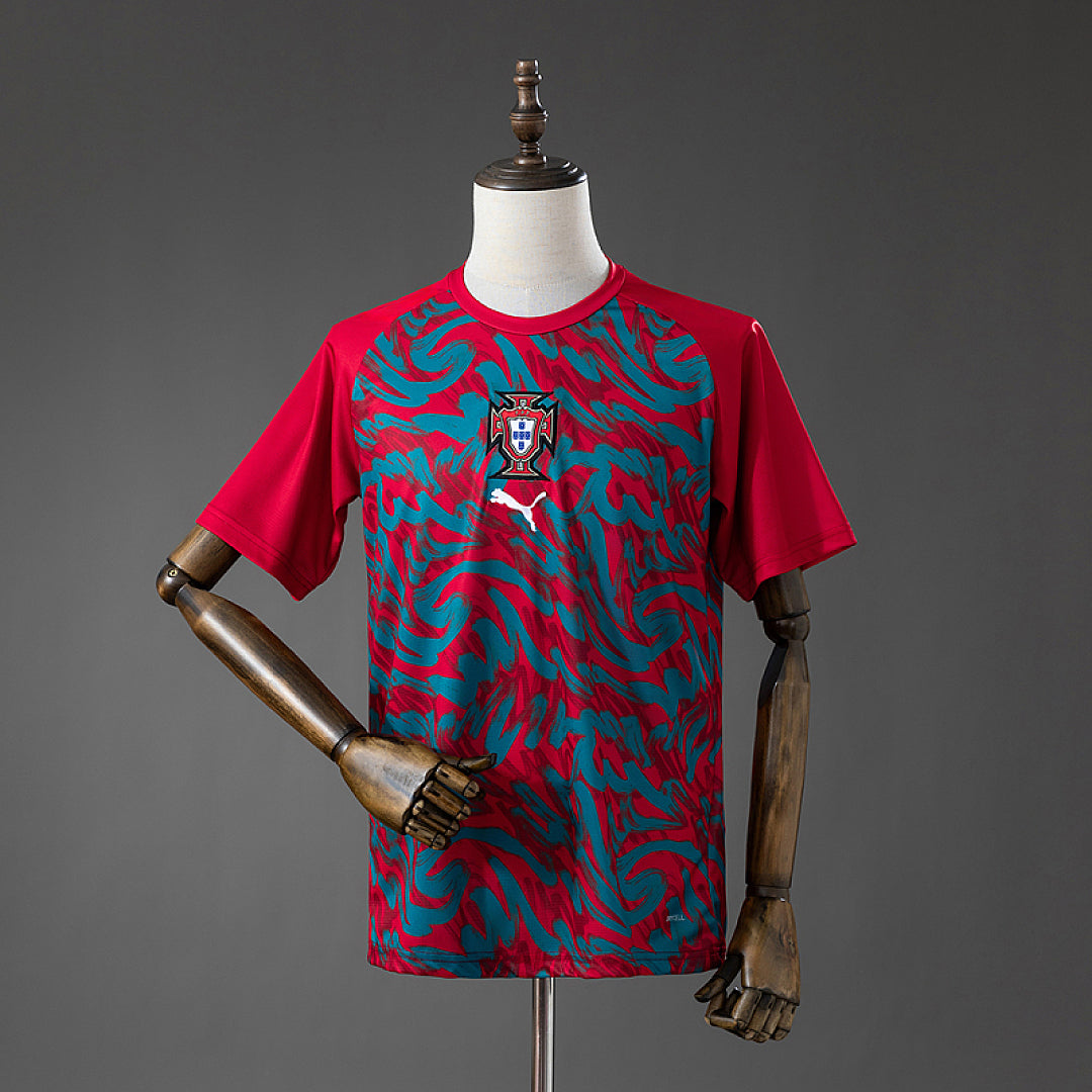 Maillot Portugal 2026 Warmup Rouge