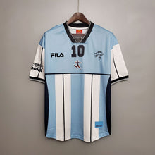 Maillot Rétro 2001 Argentine Maradona #10 Commemorative Édition