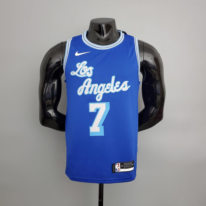Maillot Rétro 2021 Anthony#7 Lakers Bleu NBA