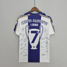 Maillot Rétro 97 98 Real Madrid Champions League 7 Champions Commemorative Édition