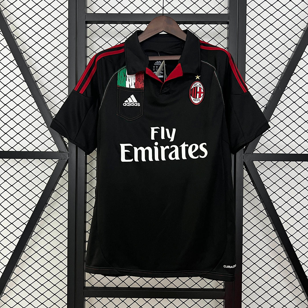 Maillot Rétro AC Milan 12/13 Noir