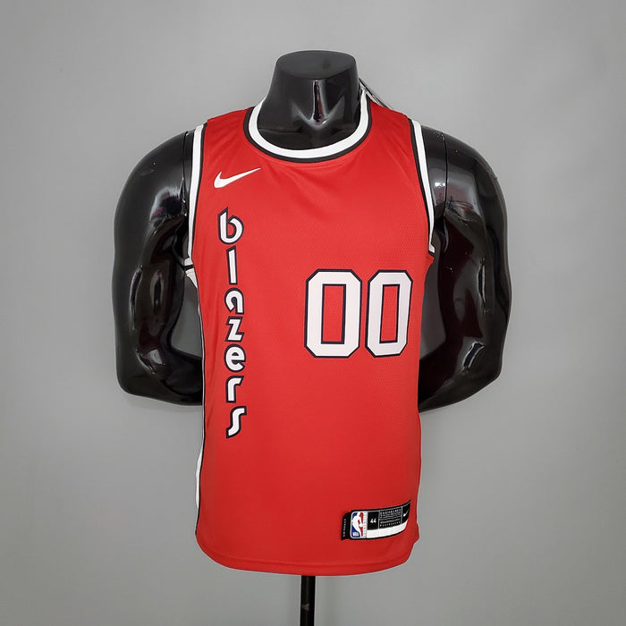 Maillot Rétro ANTHONY#00 Trail Blazers Rouge NBA