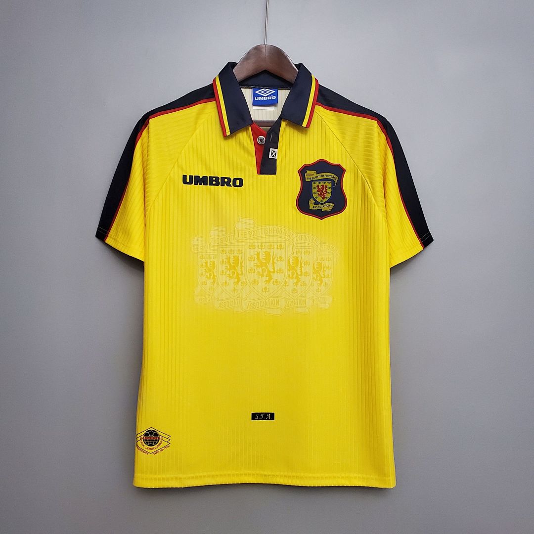 Maillot Rétro Écosse 96/98 Jaune