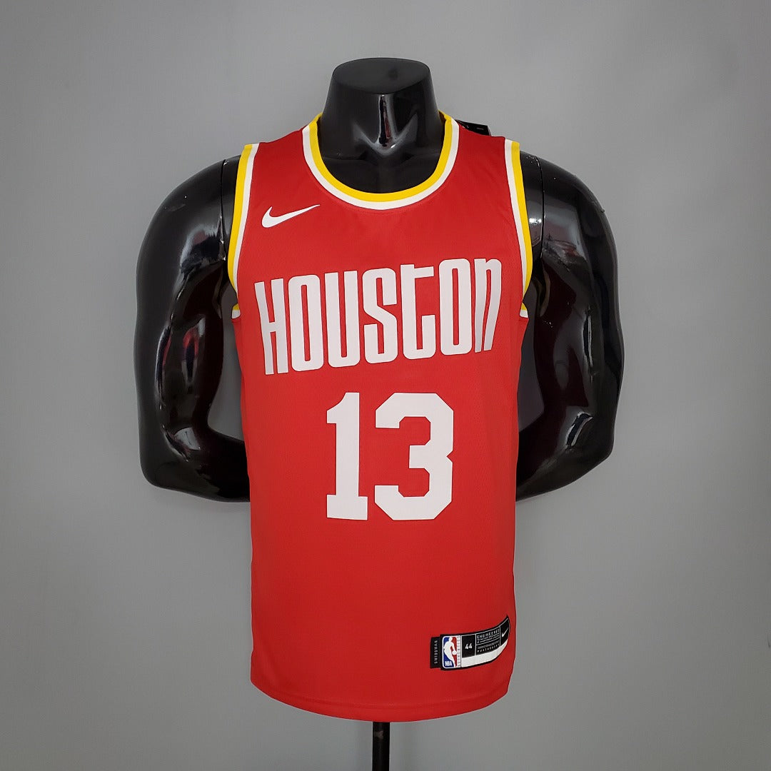 Maillot Rétro HARDEN#13 Rockets Rouge NBA