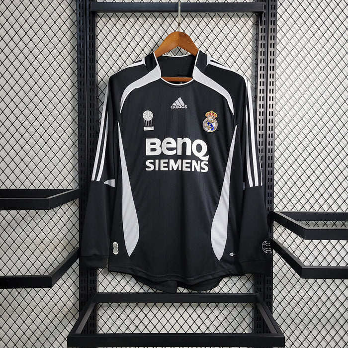 Maillot Rétro Manches Longues 06 07 Real Madrid Two Guest