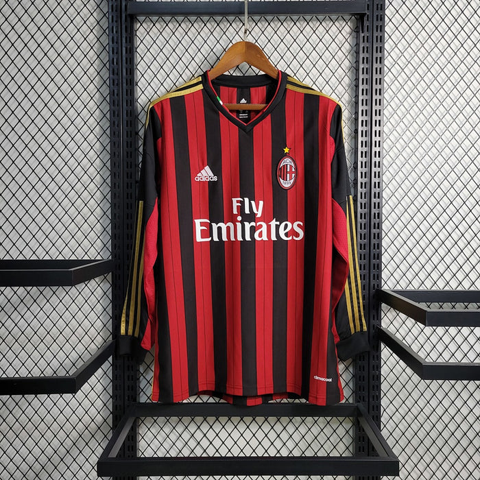 Maillot Rétro Manches Longues 2013 14 AC Milan Retro