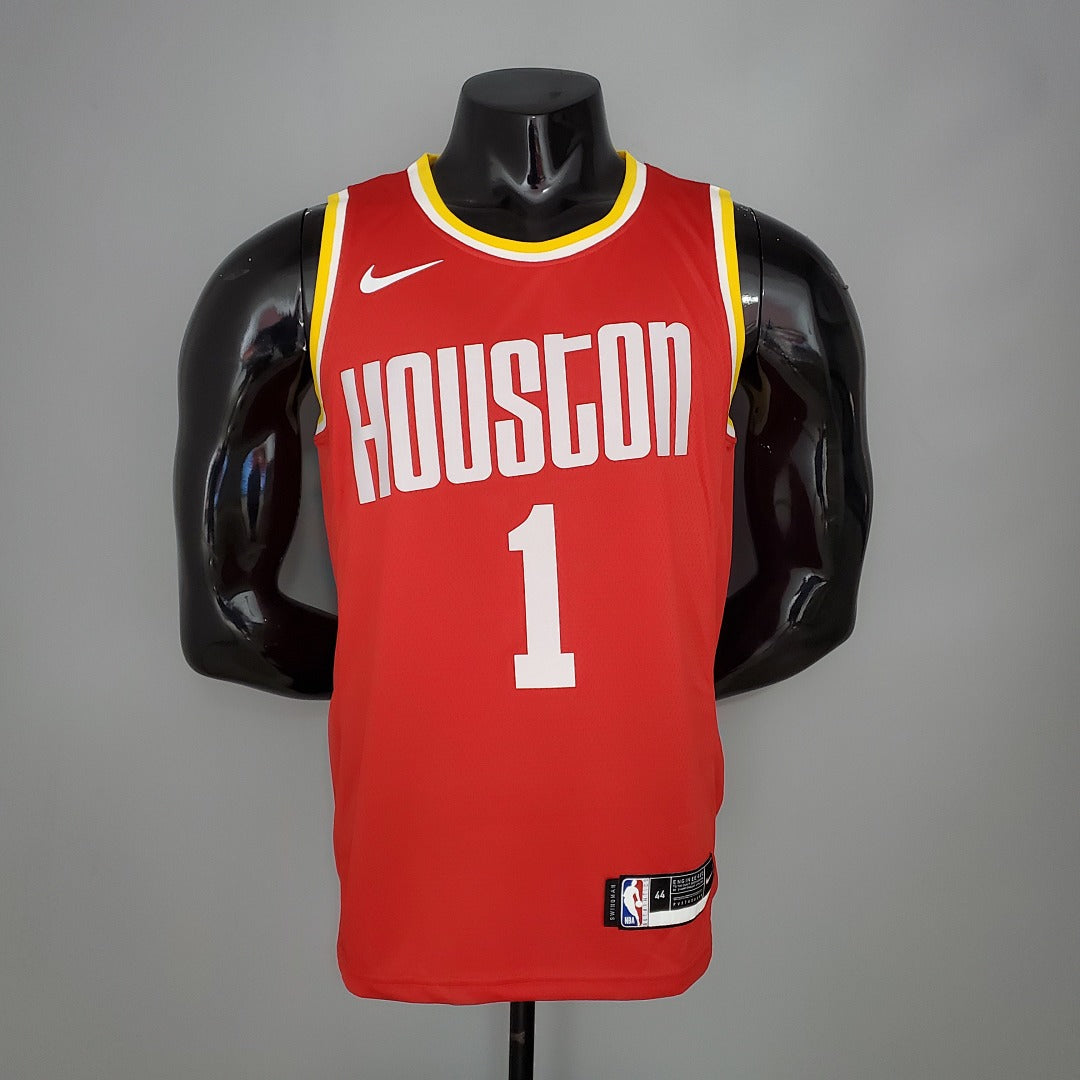 Maillot Rétro McGRADY#1 Rockets Rouge NBA