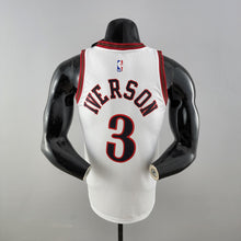 Maillot Rétro Philadelphia 76ers Iverson #3 big meteor Blanc NBA