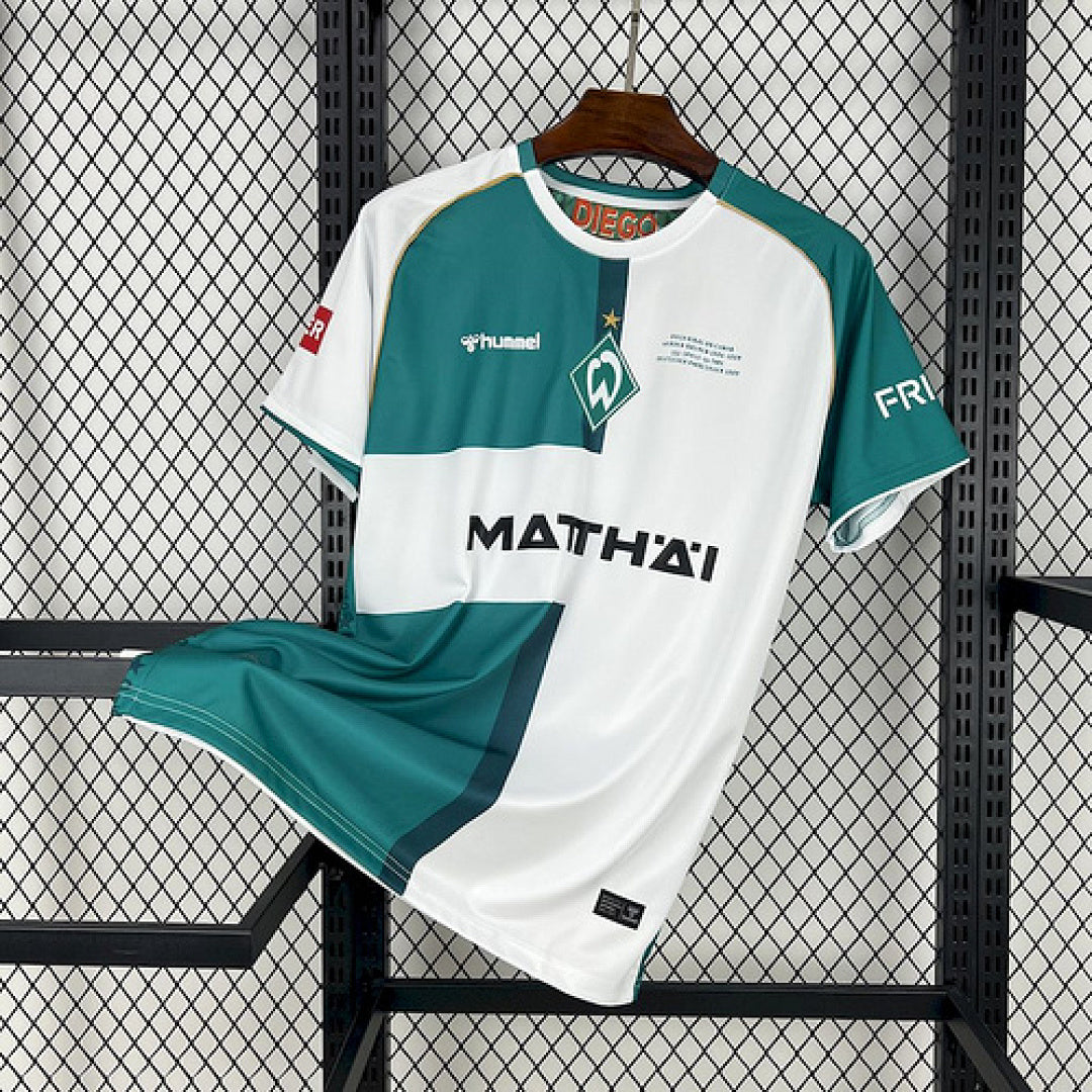 Maillot SV Werder Bremen 2025/26 Hummel Obrigado Diego