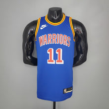 Maillot THOMPSON#11 75th Anniversaire Warriors Bleu NBA