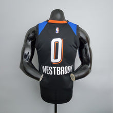 Maillot Thunder Westbrook #0 City Édition Noir NBA