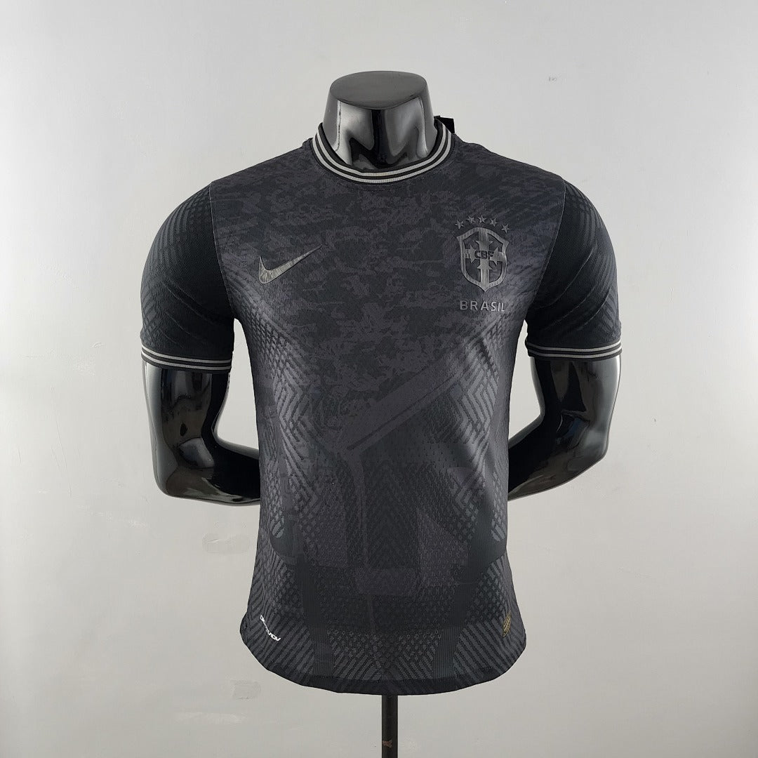 Maillot Version Joueur 2022 Brésil all Noir
