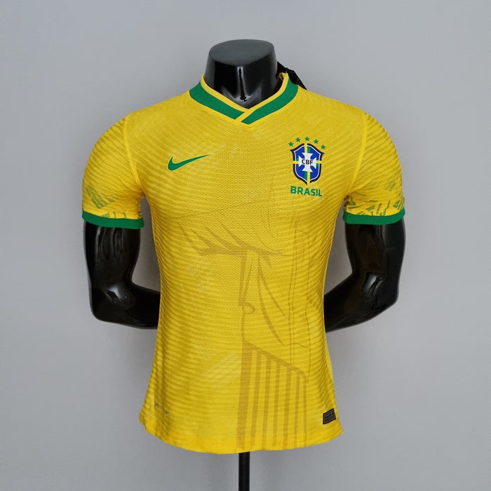 Maillot Version Joueur 2022 Brésil Classic Jaune