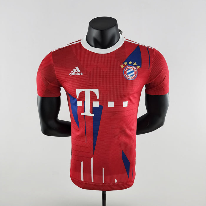 Maillot Version Joueur 22/23 Bayern Munich 10 Champions Édition Rouge