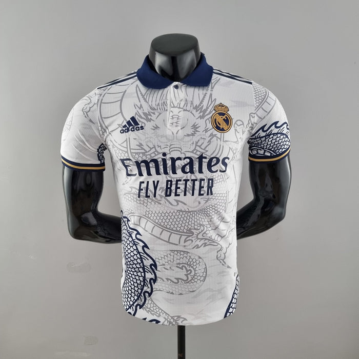 Maillot Version Joueur 22/23 Real Madrid Chinese Dragon Blanc