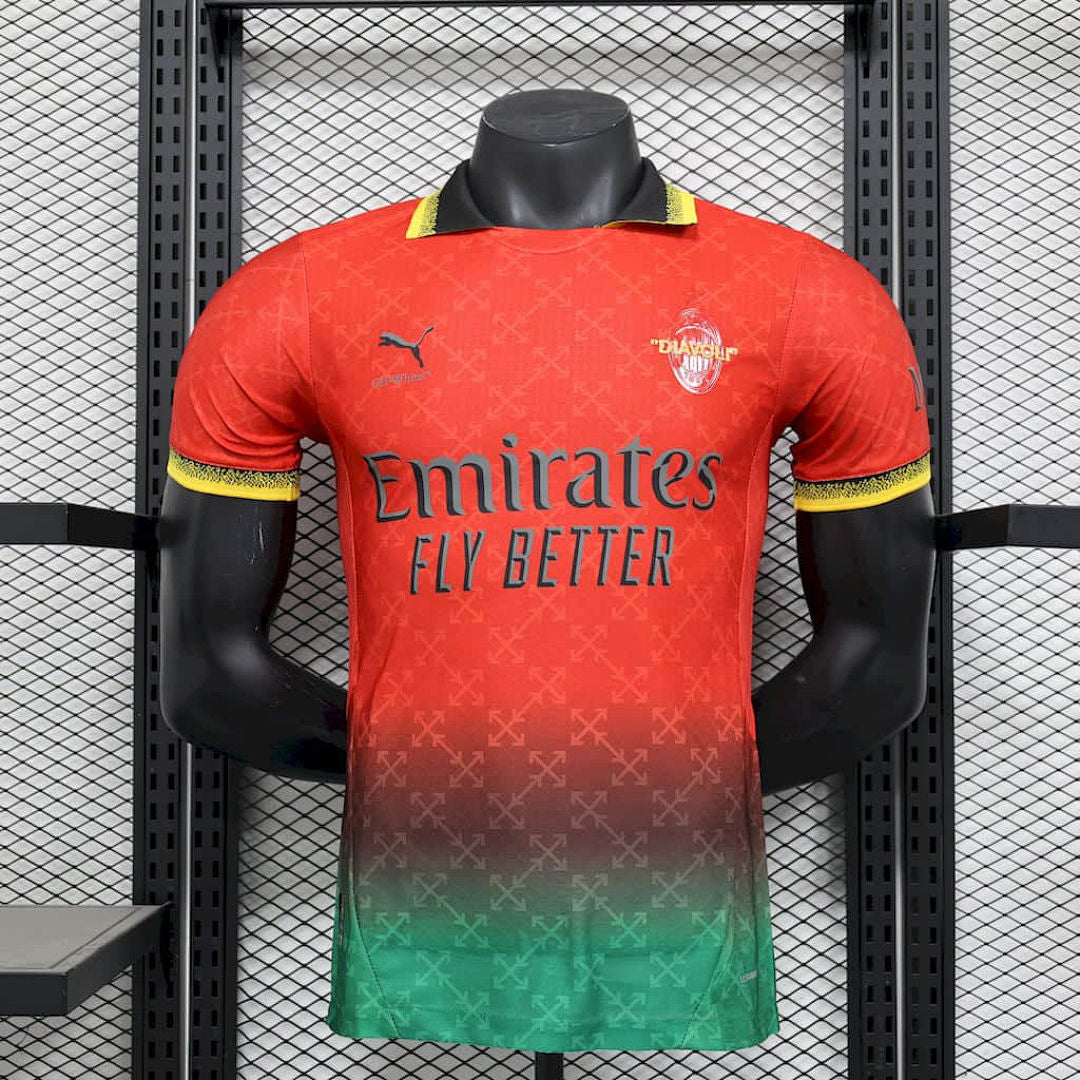 Maillot Version Joueur AC Milan 2025/26 Co Branded Édition