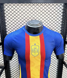Maillot Version Joueur Avant match Entraînement Espagne 2024/25 Euro uniform