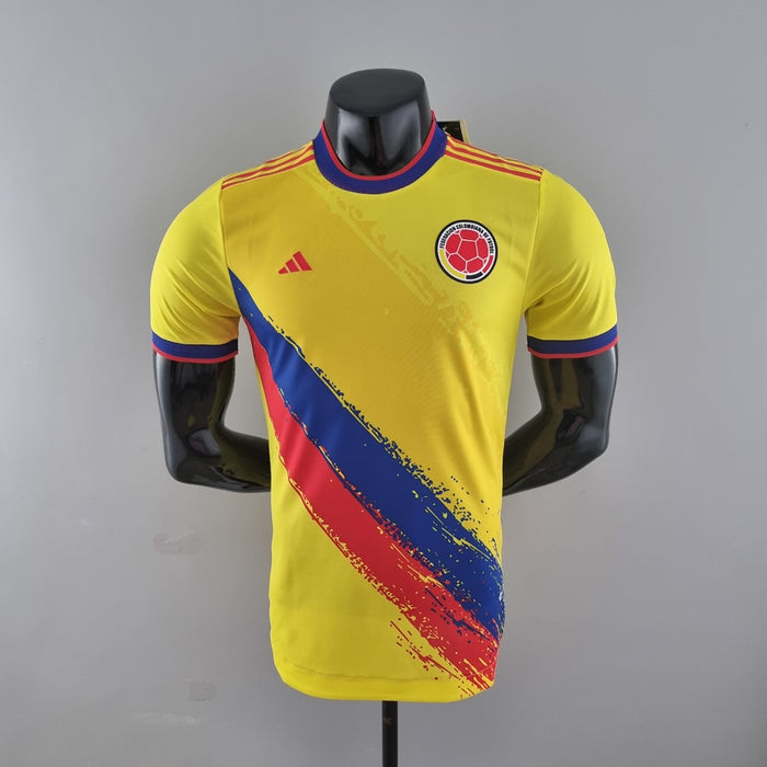 Maillot Version Joueur Édition Spéciale 2022 Colombie Édition Jaune