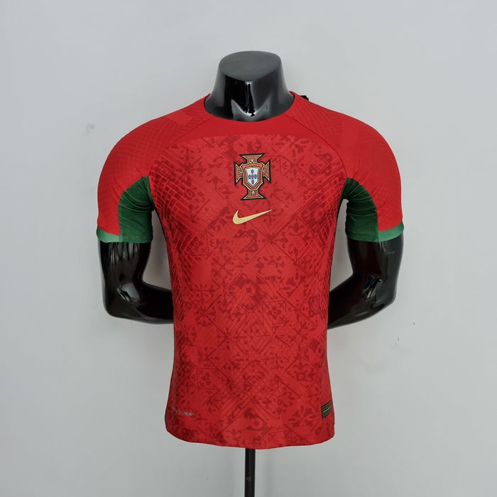 Maillot Version Joueur Édition Spéciale 2022 Portugal Édition Rouge
