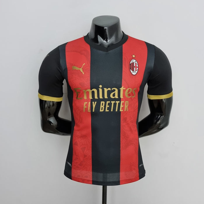 Maillot Version Joueur Édition Spéciale 22/23 AC Milan Édition Rouge Noir