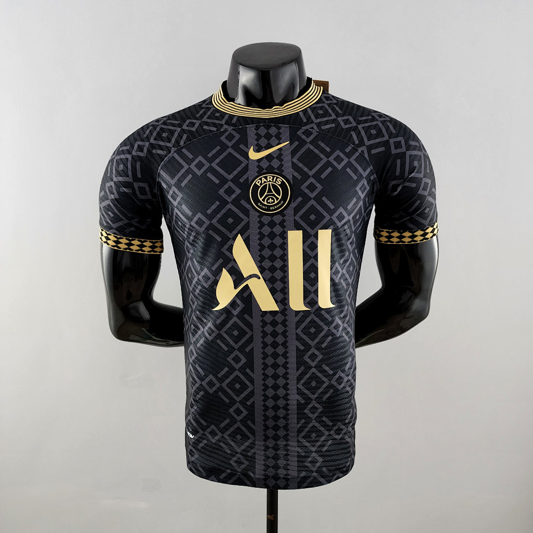 Maillot Version Joueur Édition Spéciale 22/23 PSG Édition Noir Or
