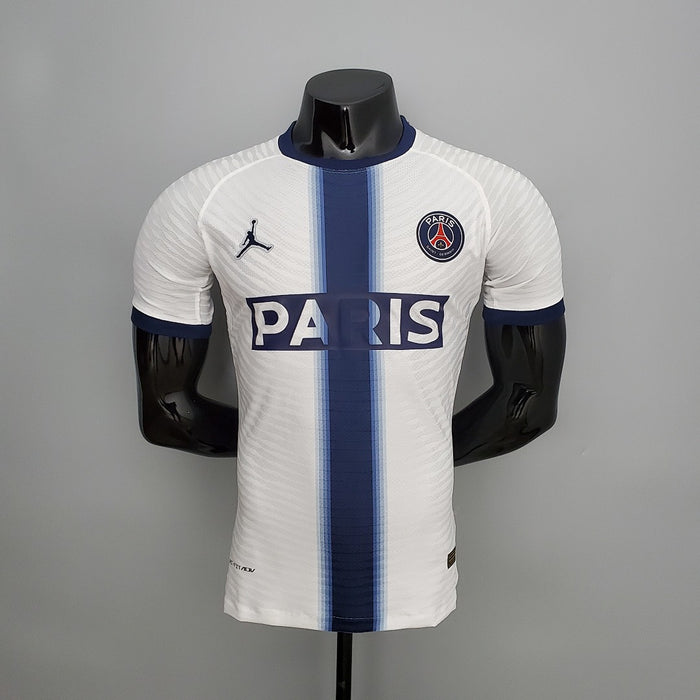 Maillot Version Joueur Édition Spéciale 22/23 PSG Jordan Édition Blanc Bleu