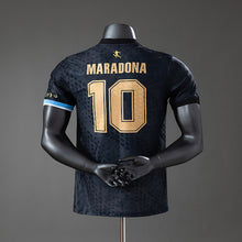Maillot Version Joueur Édition Spéciale Argentine Maradona #10 Édition Noir