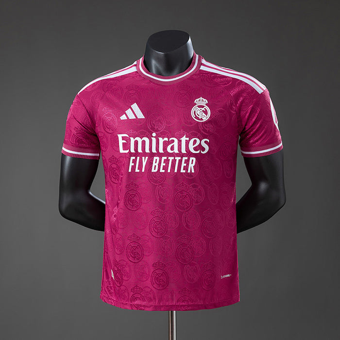 Maillot Version Joueur Édition Spéciale Real Madrid 26/27 Édition Rose Rouge
