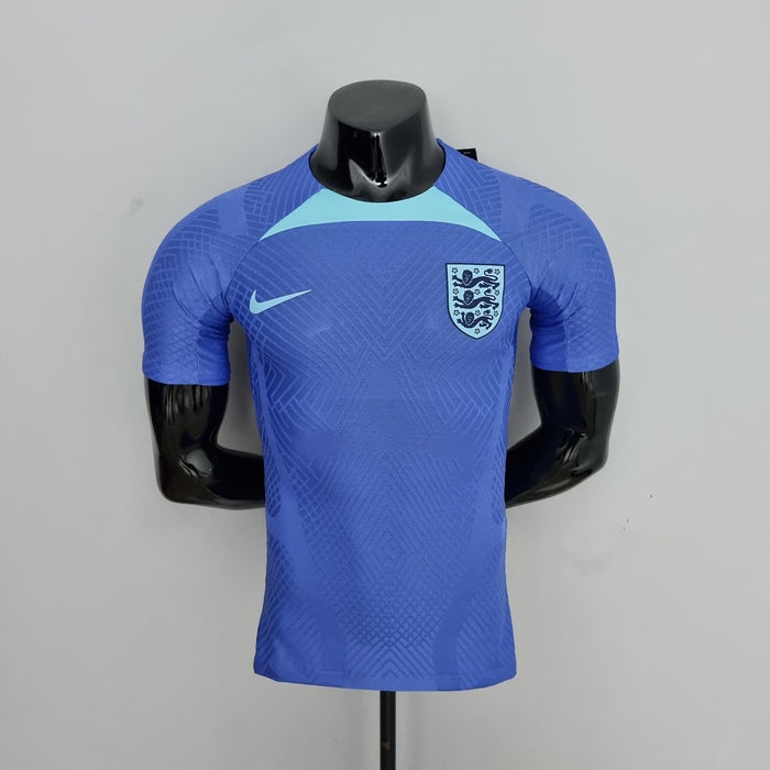 Maillot Version Joueur Entraînement 2022 Angleterre suit Bleu